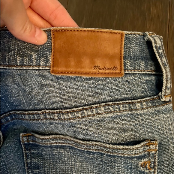 MADEWELL 9" High Rise Skinny Jeans Rip and Repair Edition Blue Denim Jeans Sz 27 - Picture 12 of 13